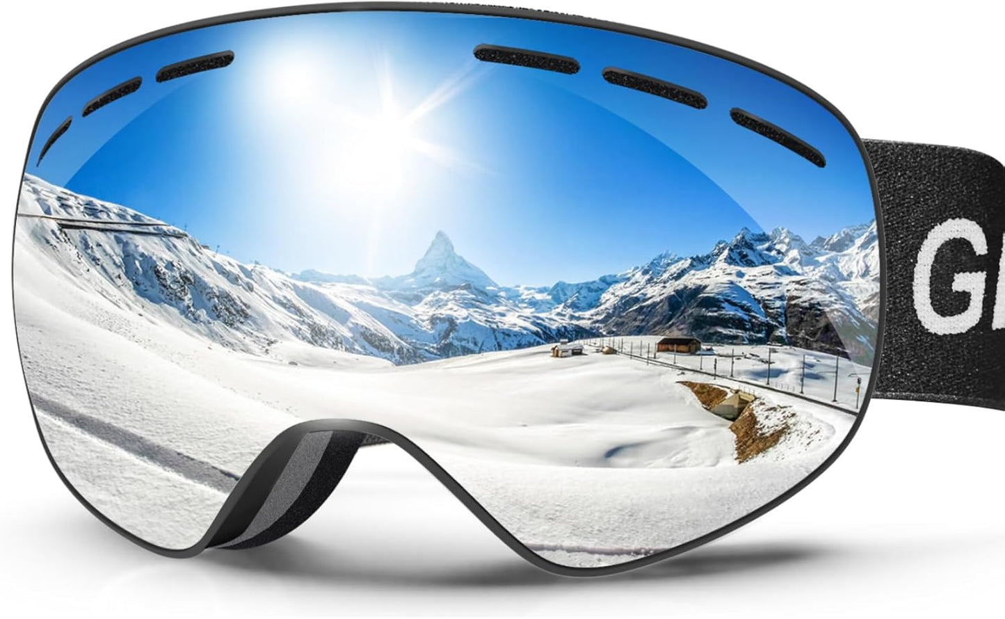 Frameless OTG Ski Goggles: Clear Vision All Day