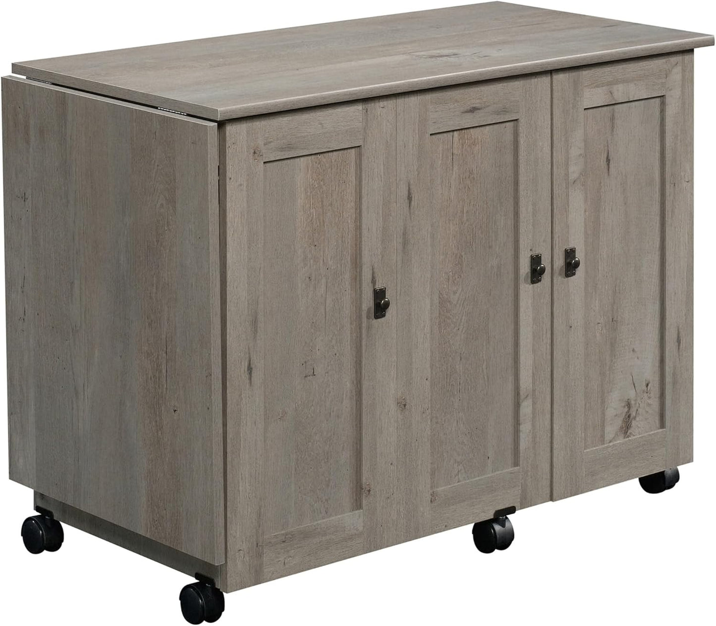 Rolling Sewing Table with Expandable Top for Crafting Needs