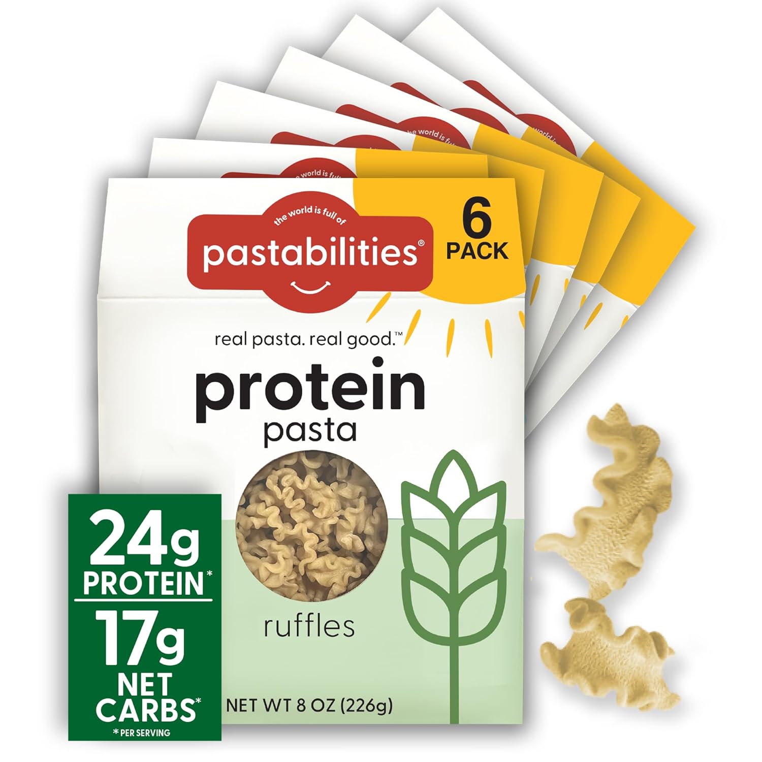 Pastabilities Protein Pasta Ruffles - 24g Protein Low Carb
