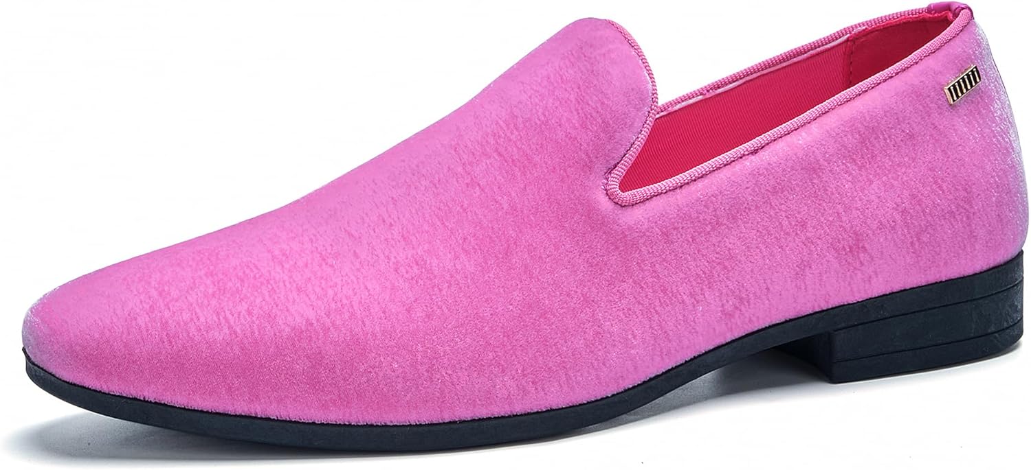 UUBARIS Mens Velvet Loafers Slip-on Dress Shoes for Every Occasion
