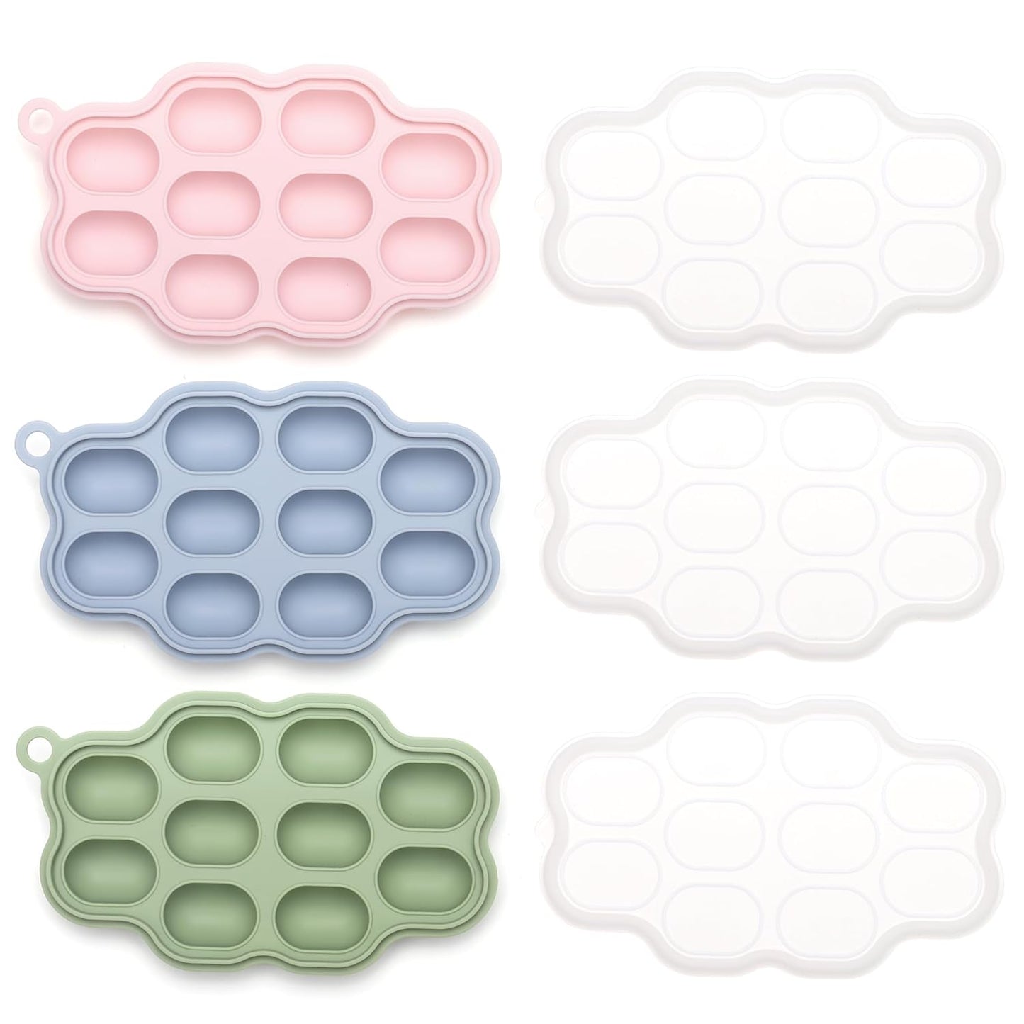 Kingkam Baby Breastmilk Popsicle Molds Set