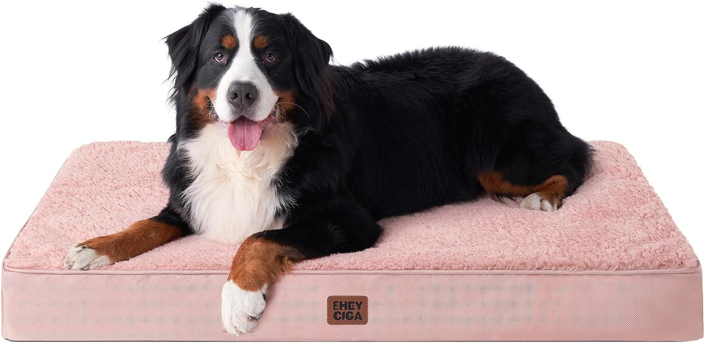 EHEYCIGA Orthopedic XXL Dog Bed for Jumbo Dogs with Comfort