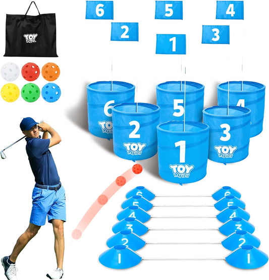 Portable Golf Bucket Game - Fun for All Ages!