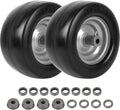 AR-PRO 11x6.00-5 Flat Free Tire and Wheel 2-Pack - Solid Rubber
