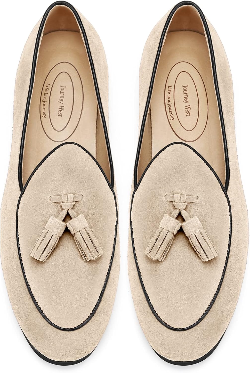 Journey West Men's Vintage Loafers - Stylish Casual Footwear