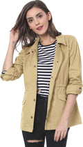 Allegra K Women's Utility Jacket for All Seasons and Styles