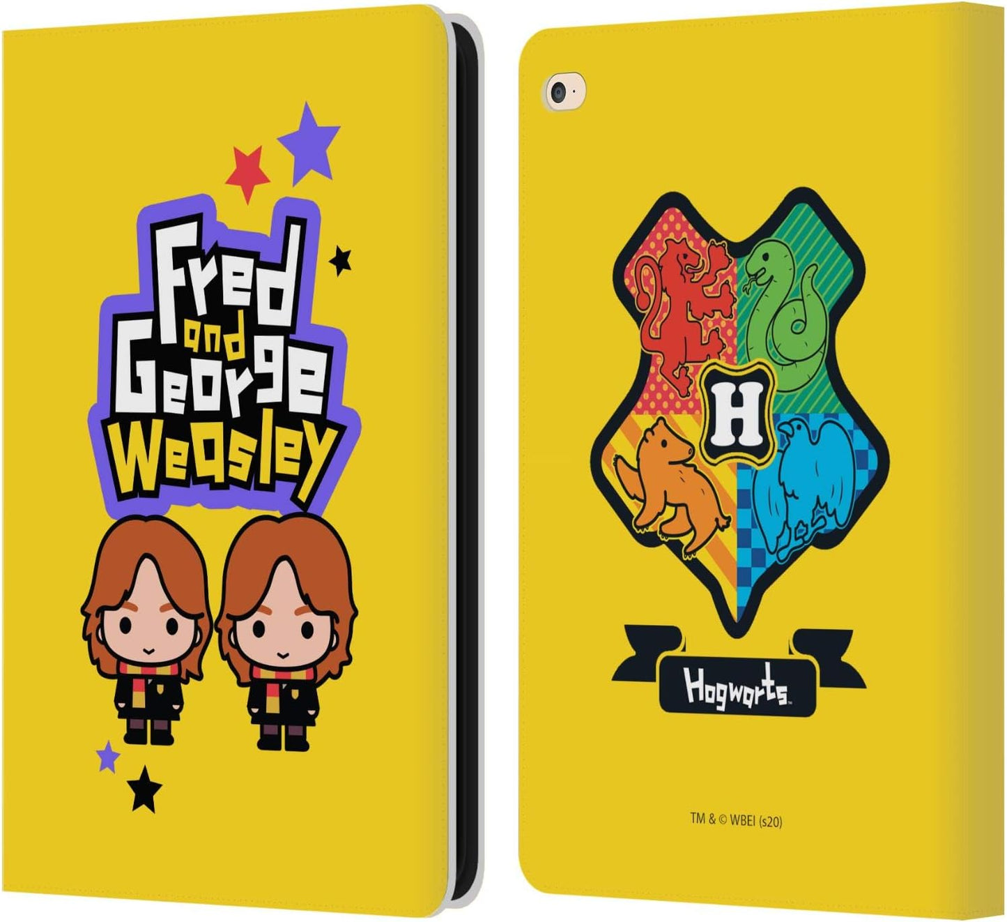Harry Potter Fred & George Weasley Leather Wallet Case for iPad
