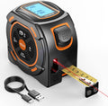 Laser Tape Measure 197Ft with 16Ft Manual Tape - Accurate MultiMode