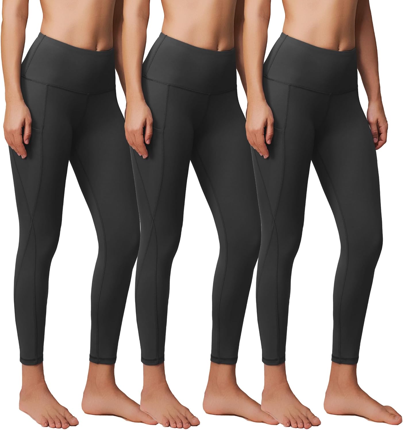 Showitty Yoga Pants with Pockets for Women - Tummy Control Leggings
