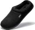 NewDenBer Men's Memory Foam Suede Fleece Lined Slippers - Cozy Fit