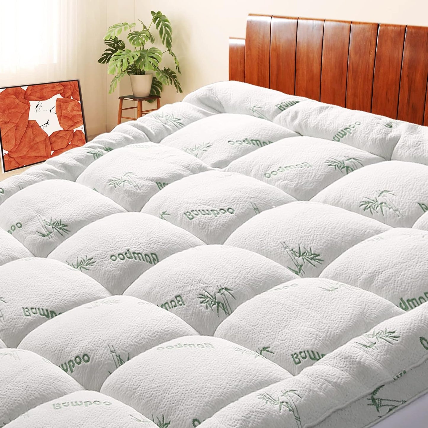 Cooling Extra Thick Mattress Topper for Short Queen RV Size