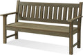 Outdoor Bench 3-Person Garden Bench - Weatherproof Poly Lumber Seat