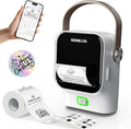Bluetooth Label Maker Machine with Tape - Portable Wireless Labeler