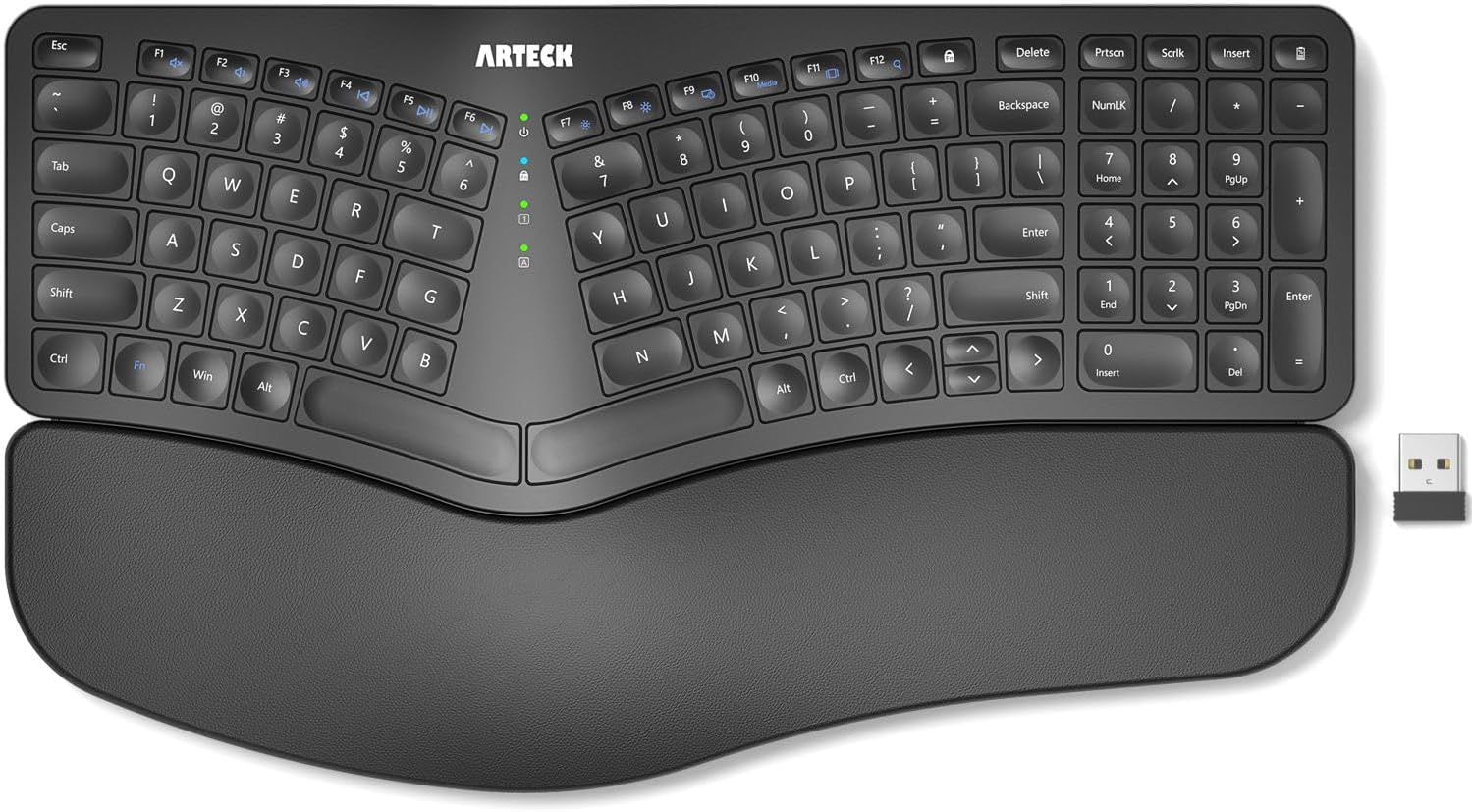 Arteck Ergonomic Split Keyboard: Wireless Comfort