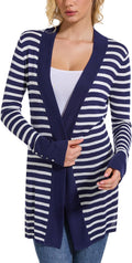Classic Long Sleeve Knit Cardigan for Women with Easy Open Style