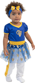 Infant NFL One-piece Bodysuit with Mesh Skirt and Leggings - Cute Fan