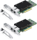 10Gb Dual RJ45 Network Card with X540 Controller - Server Grade 2-Pack