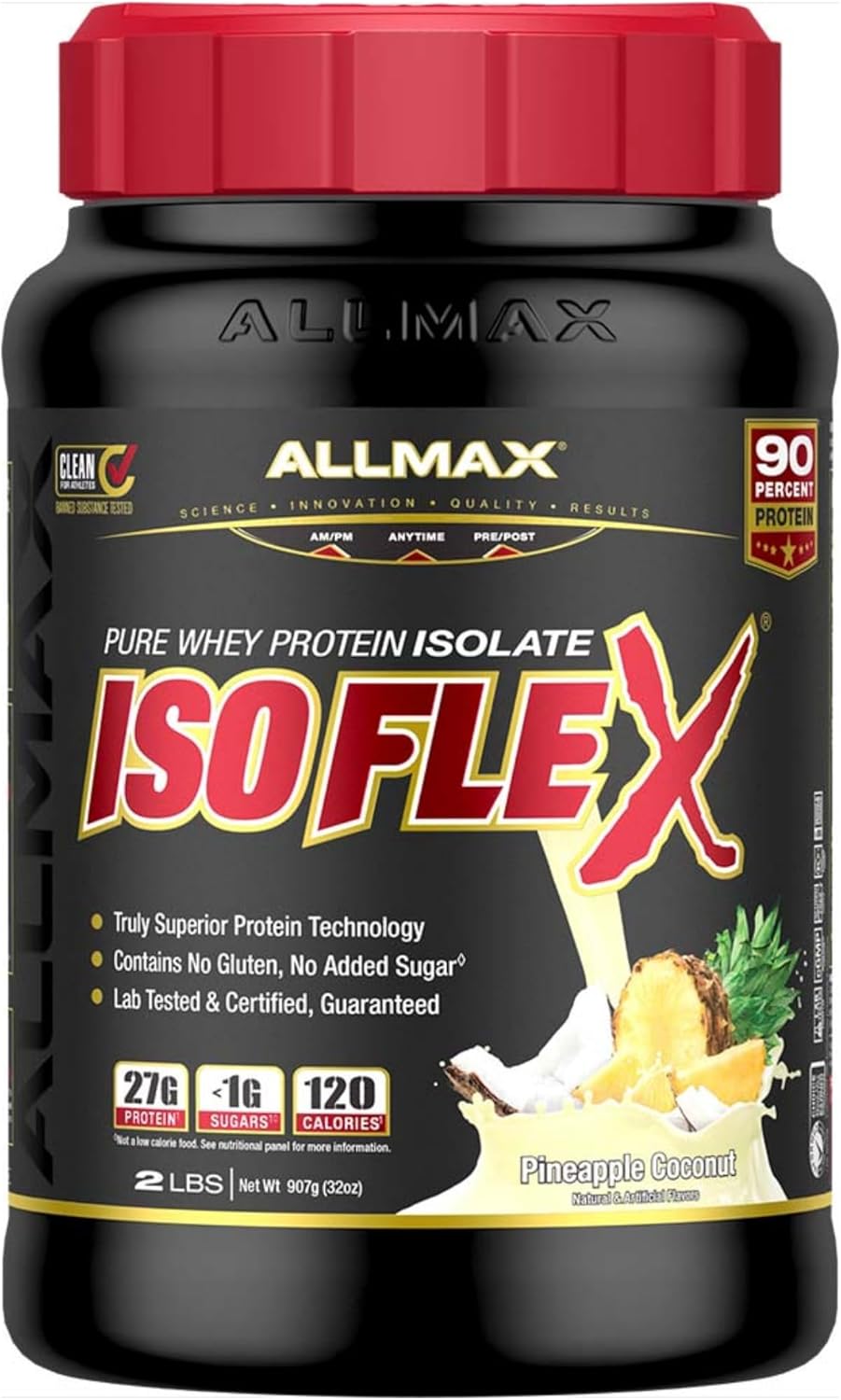ALLMAX ISOFLEX Whey Protein Isolate - Pineapple Coconut Flavor