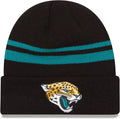 Unisex-Adult NFL Sport Knit Classic Striped Beanie - Warm Fleece Lined