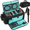 Large DJ Bag with Sturdy Support Board - Organized Pro Gear Case