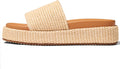 Women's Raffia Platform Wedge Sandals - 2in Summer Espadrilles