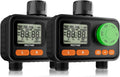 [2 Pack] RESTMO 2 Zone Sprinkler Timer - Programmable Hose Water Timer