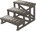 Three Steps hot tub Steps Wood-Plastic Composite Steps into hot tub