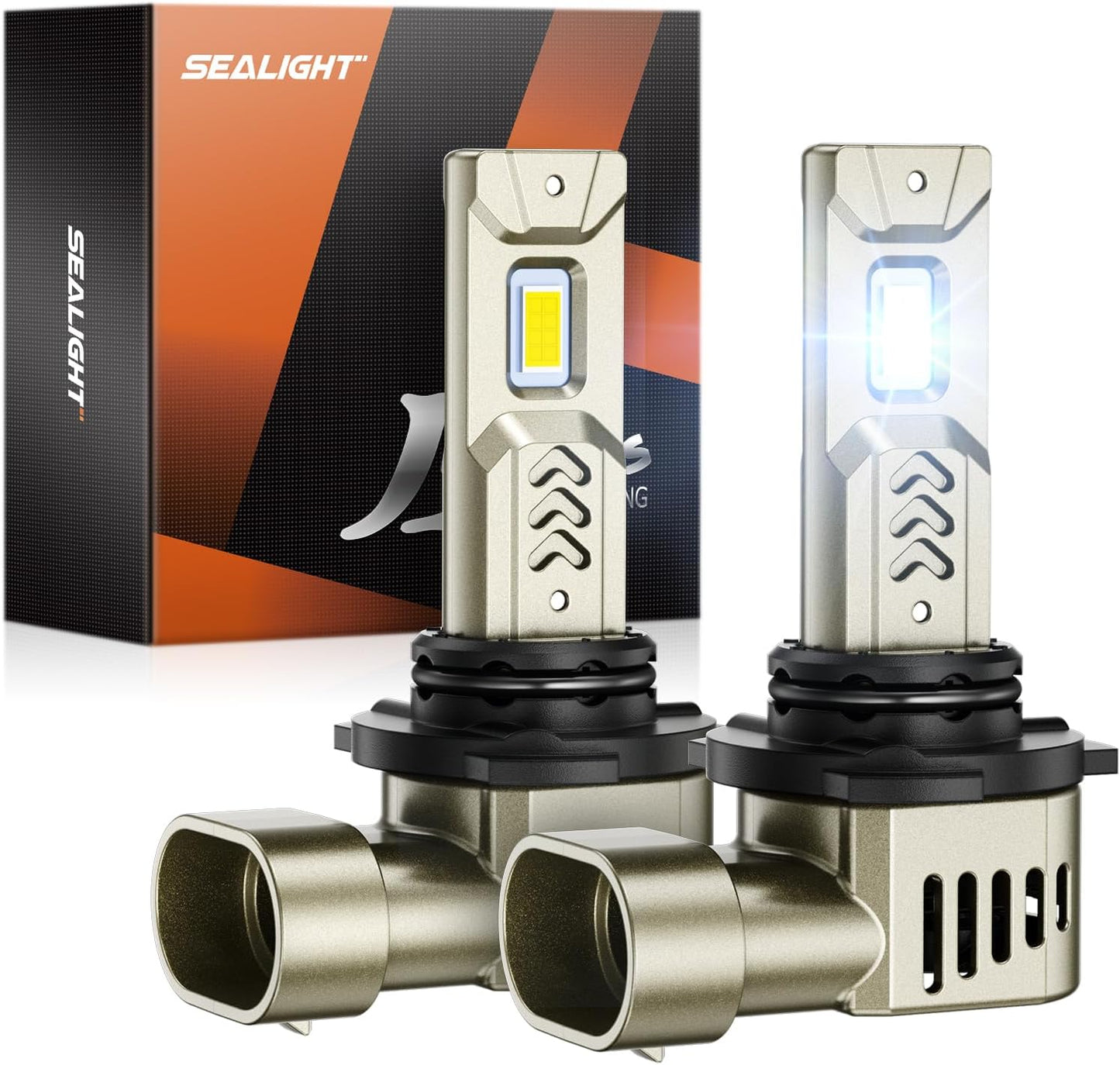 SEALIGHT 9006/HB4 Fog Bulbs: Super Bright 34000LM Cool White