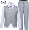 Boys Suits Size 4 Slim Fit Toddler Tuxedo Suit Set - Classic Look