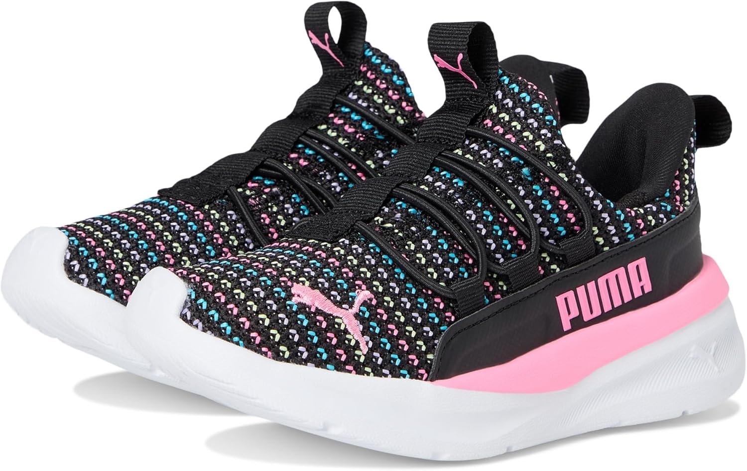 PUMA Kids' Softride One4all Slip-on Sneakers for Young Feet