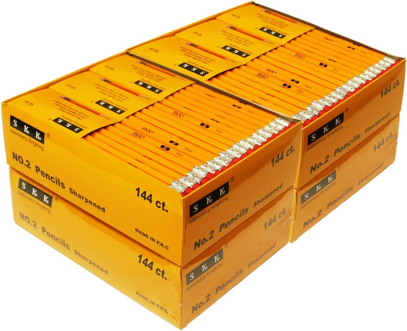 SKKSTATIONERY 576 Pack Pre-sharpened Pencils for School