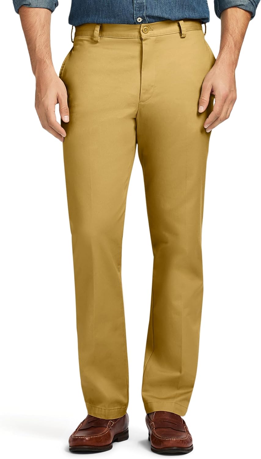 IZOD Men's American Chino Flat Front Slim Fit Pant Review