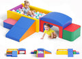 Foam Climbing Blocks for Toddlers - Soft Play Ball Pit Set