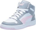 PUMA Boys' Rebound Layup Slip On Sneakers - Comfortable Kids Court