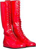 Pro Wrestling Costume Boots for Men - Vinyl Superhero Cosplay