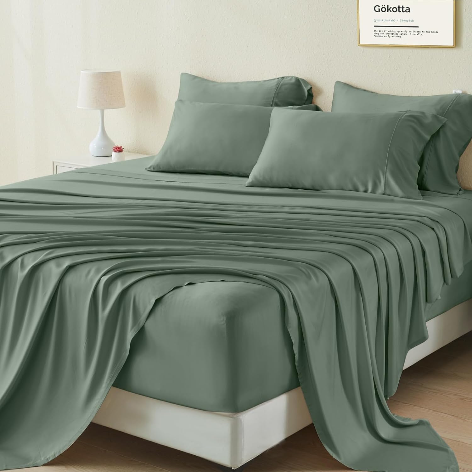 GOKOTTA Queen Size Bed Sheets Set for Ultimate Comfort and Coolness