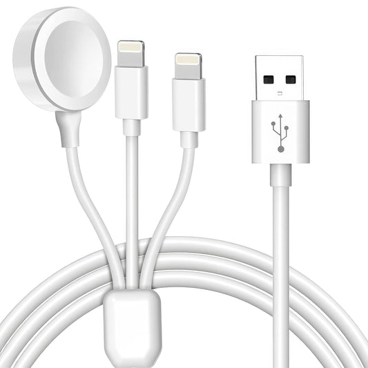 Ultra-Fast 3-in-1 Charger Cord for Apple Watch & iPhone - TOP-UP!