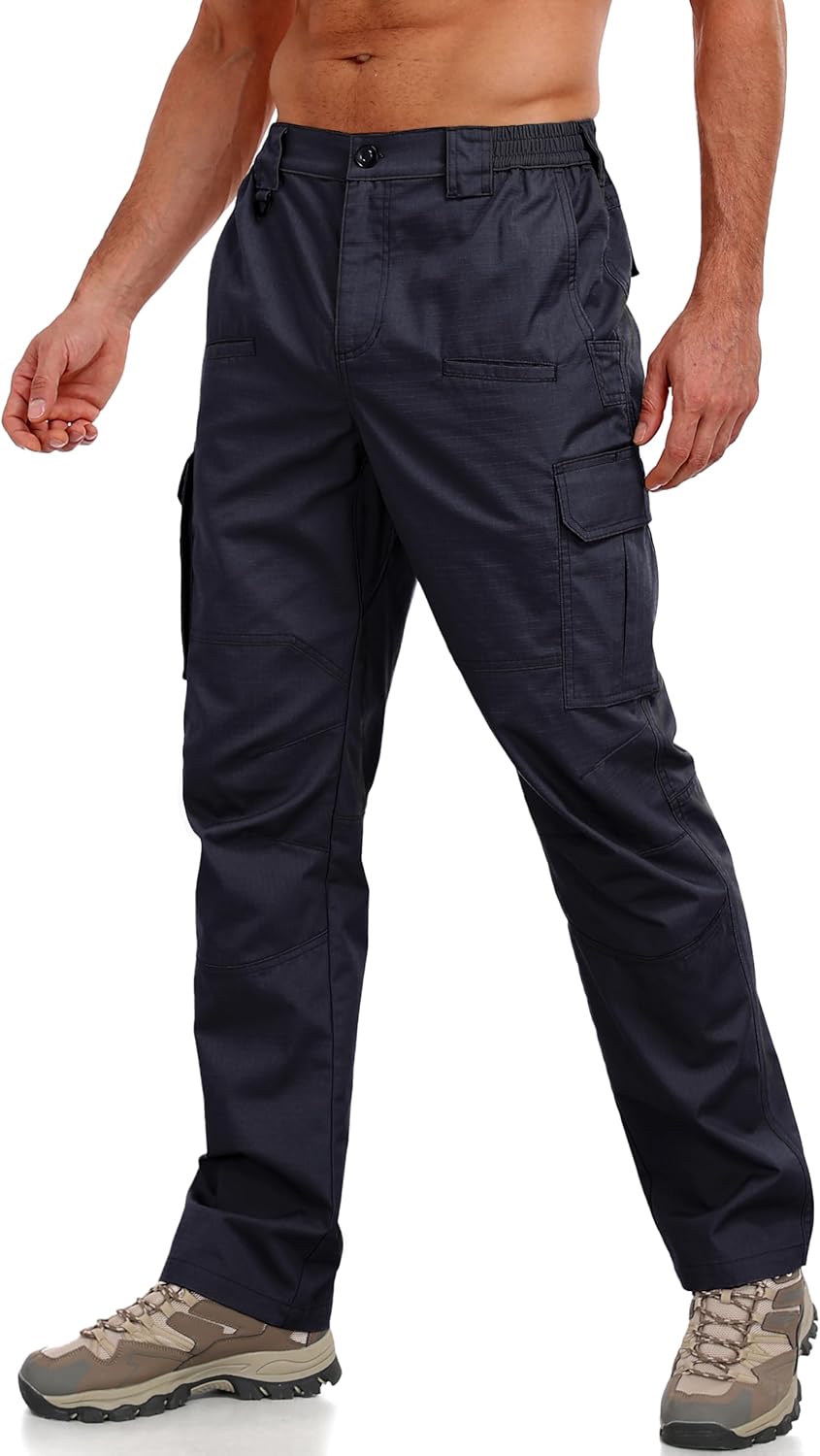 Lzzidou Men's Tactical Cargo Pants for Outdoor Adventures