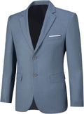 Denim Blue Blazer for Men Slim Fit Suit Jacket - Casual Sport Coat