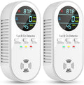 5-in-1 Carbon Monoxide Detectors - Plug-in CO & Gas Monitor