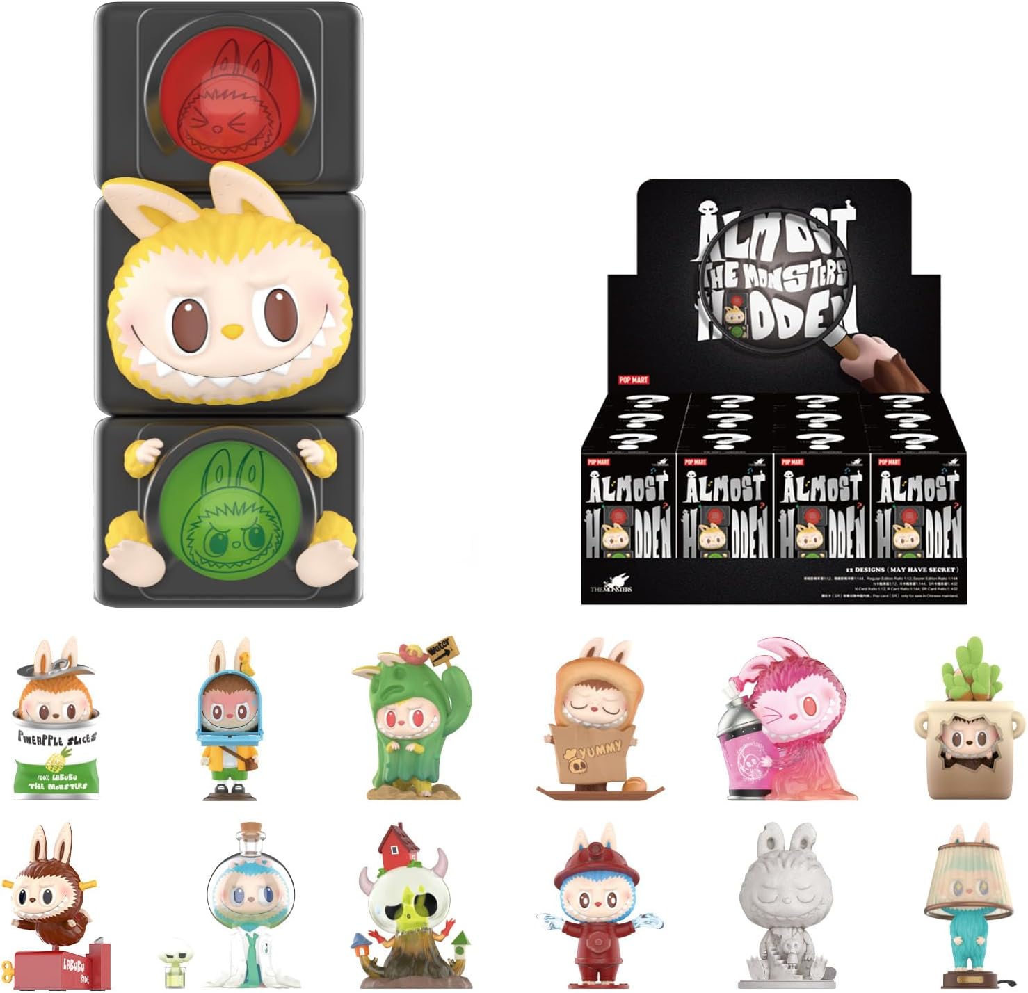 POP MART The Monsters Almost Hidden Series Blind Box Figures