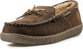 Men's Silversmith Square Toe Suede Moccasin Slippers - Grey