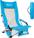 AKSOUL Wide Seat Beach Chair: Comfort & Convenience