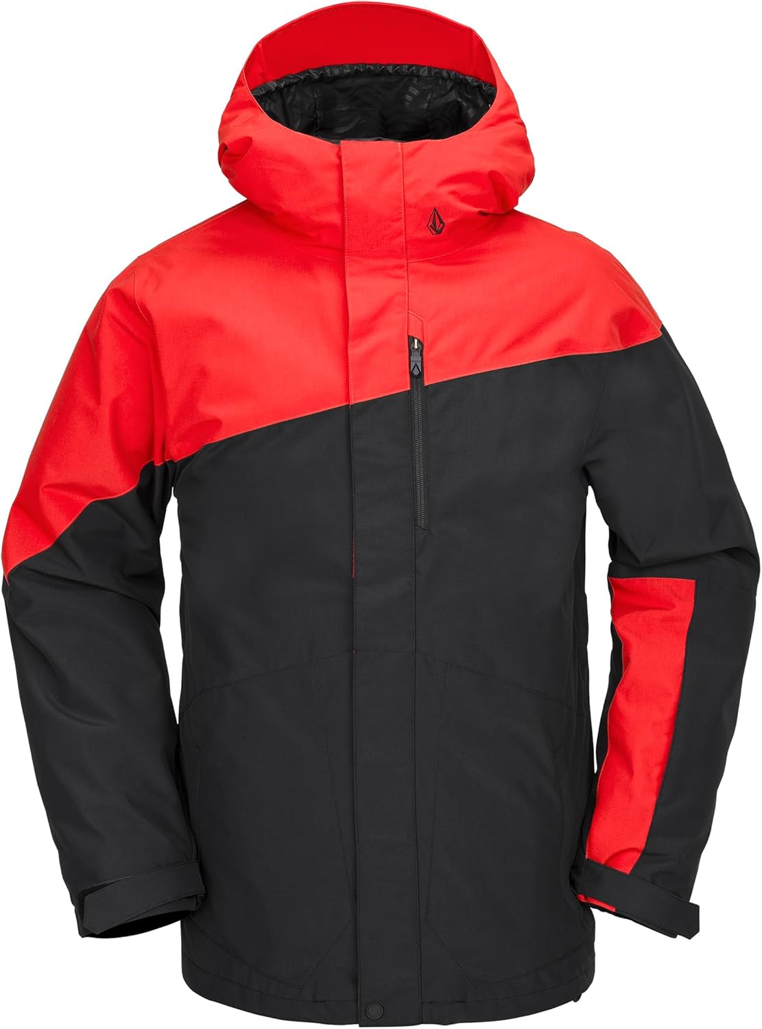 Volcom Men's Insulated Snowboard Jacket, Crimson - Stay Warm in Style!