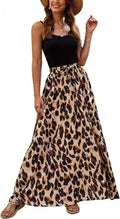 Women Flowy Chiffon Maxi Skirt - Pleated High Waist Summer Style
