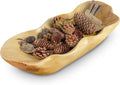 Wooden Fruit Bowl Handcrafted Wood 15 in - Natural Driftwood Display