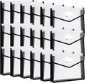 Expandable Plastic File Folders Legal Size - 18 Pack Black