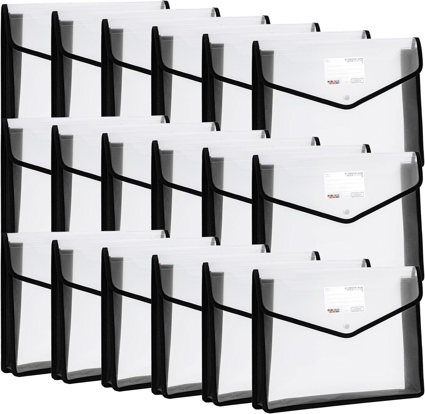 YoeeJob Expandable Document Folder for Legal Size Files, 18 Packs