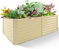 Land Guard 842ft Galvanized Raised Garden Bed - Deep 24 in Planter Box