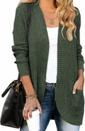 ZESICA Long Sleeve Open Front Cocoon Cardigan - Lightweight Cozy Layer